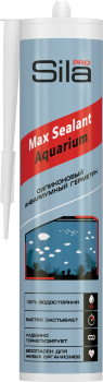 Герметик аквариумный Sila PRO Max Sealant Aquarium бесцветный
